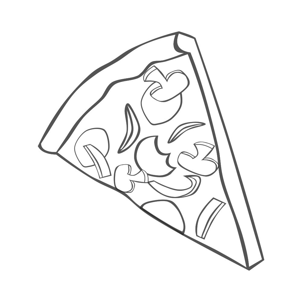 Pizzastück Pizzastück