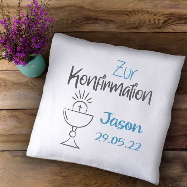 Kissen zur Konfirmation - Kelch