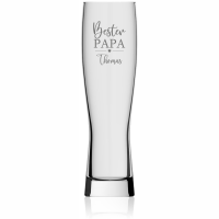 Weizenbierglas für Papa Bester Papa