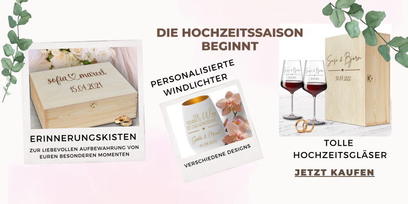 tolle Geschenke zur Hochzeit