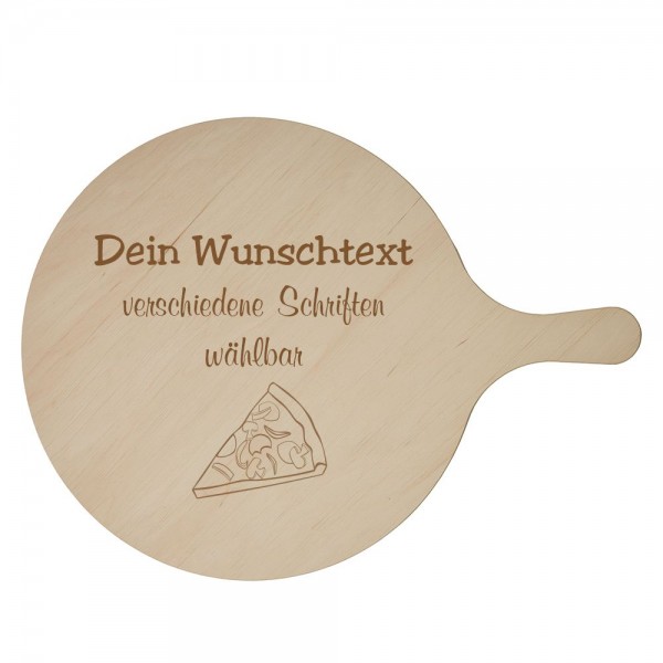 Pizzabrett mit Wunschtext