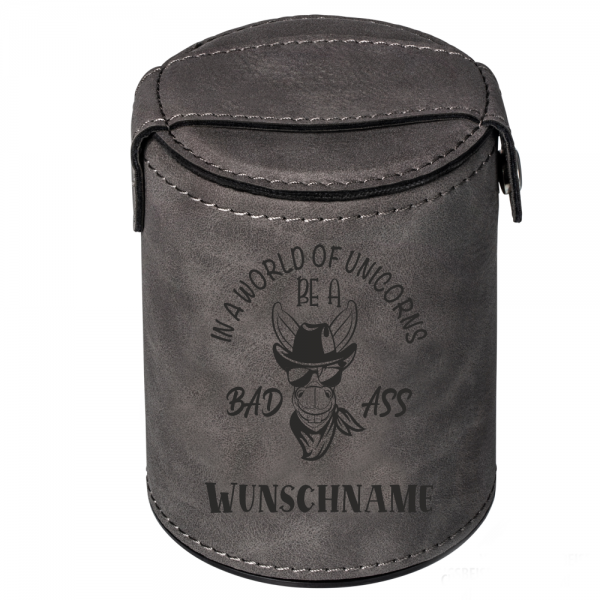 Würfelbecher Bad Ass mit Wunschname