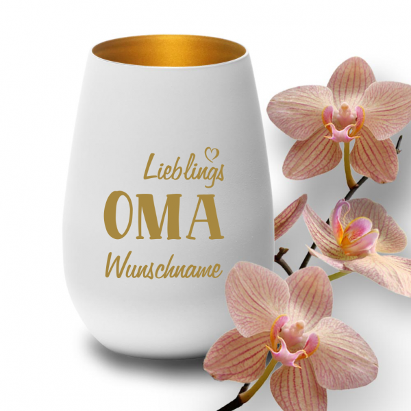 Personalisiertes Deko-Windlicht &amp;quot;Lieblings-Oma&amp;quot; mit Wunschnamen in ...