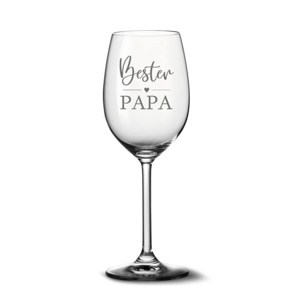 Weißweinglas von Leonardo - Bester Papa