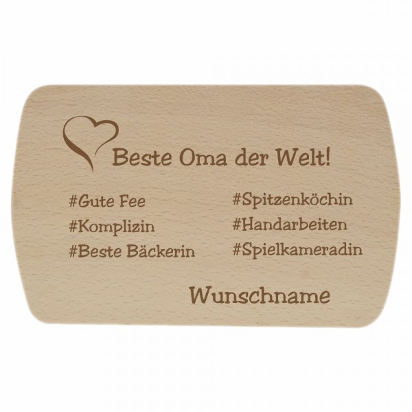 Frühstücksbrettchen Beste Oma #
