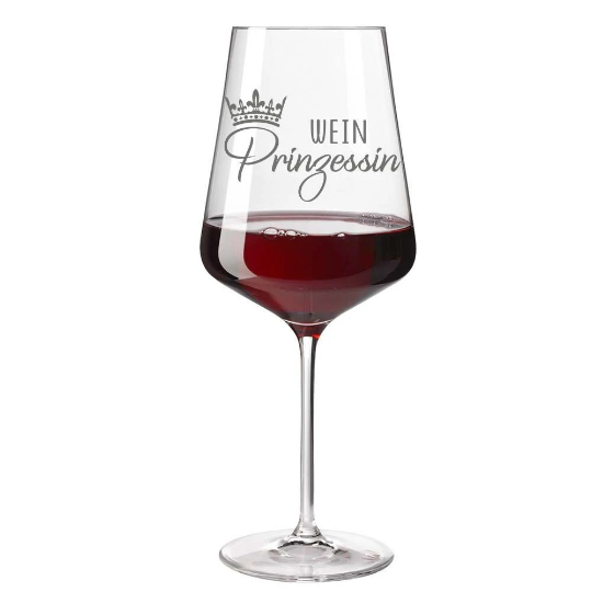 Weinprinzessin - Puccini Rotweinglas von Leonardo