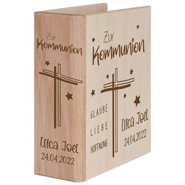 Sparbuch zur Kommunion-Kreuz