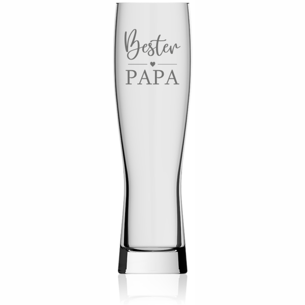 Weizenbierglas für den Besten Papa