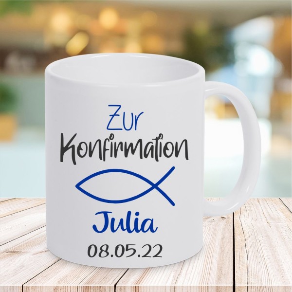 Namenstasse Geschenk zur Konfirmation